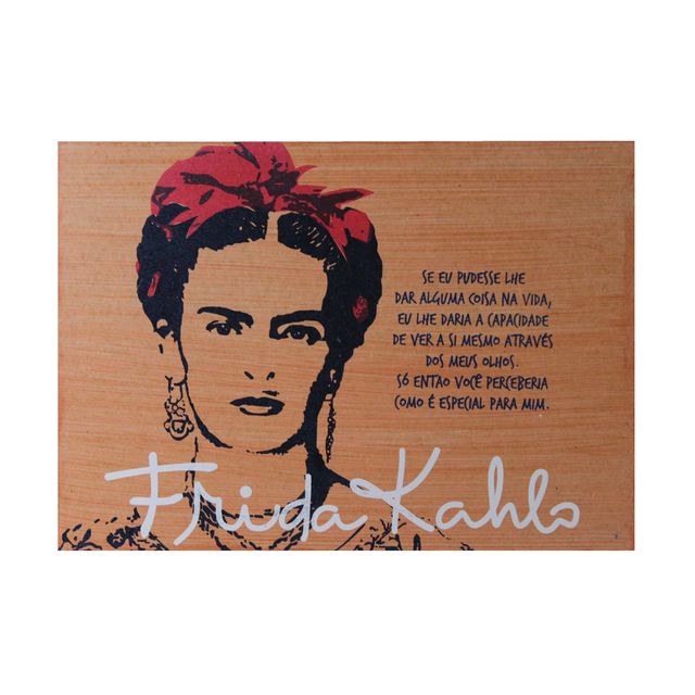 Quadro Frida Kahlo Olhos