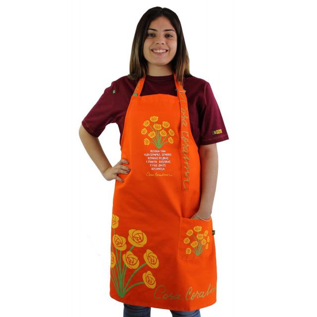 AVENTAL CORA CORALINA RECRIA - Laranja