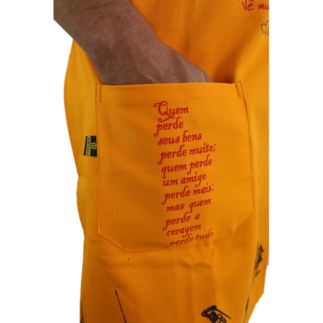 AVENTAL DOM QUIXOTE - Amarelo