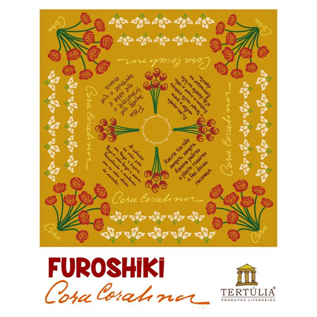 FUROSHIKI CORA - Amarelo - 70x70cm