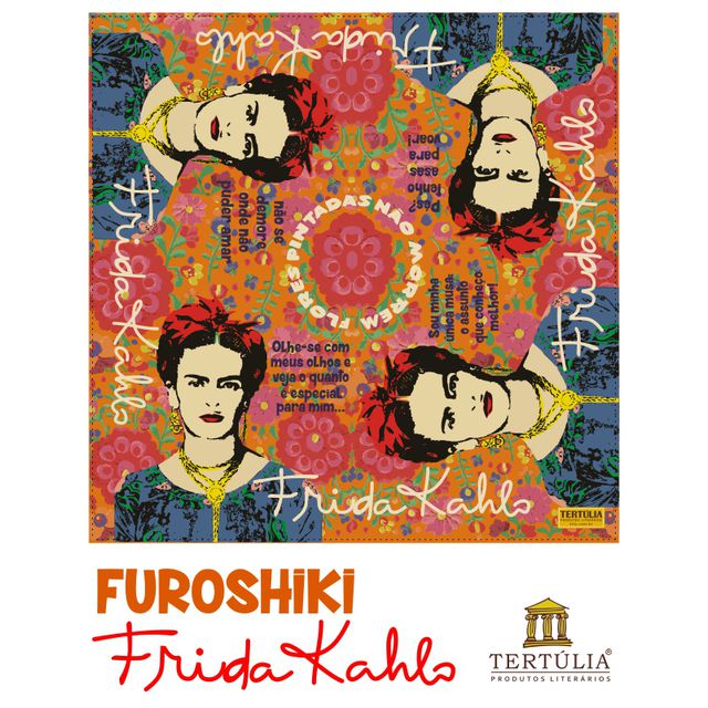 FUROSHIKI FRIDA KAHLO - Frases - 70x70cm 
