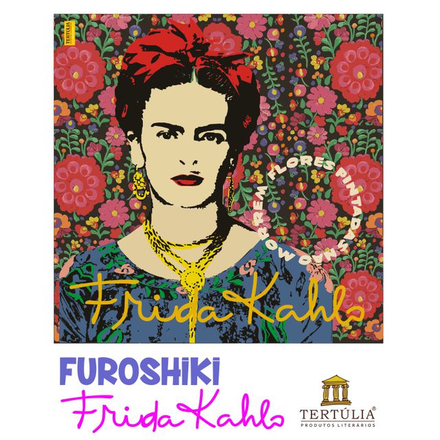 FUROSHIKI FRIDA KAHLO - Floral - 70x70cm 