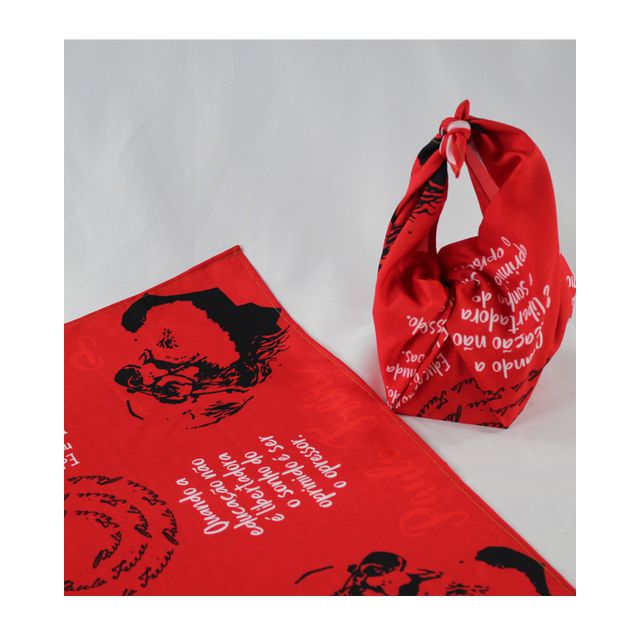 FUROSHIKI FREIRE - VERMELHO- 70x70cm 