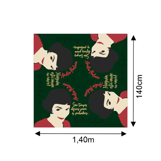 Toalha de Mesa Amelie - Verde
