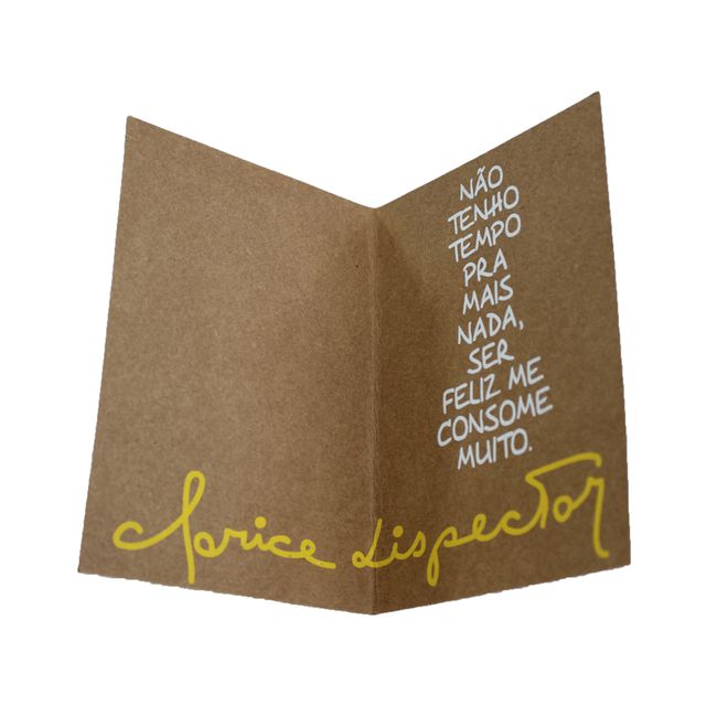 CARTÃO - Clarice Lispector