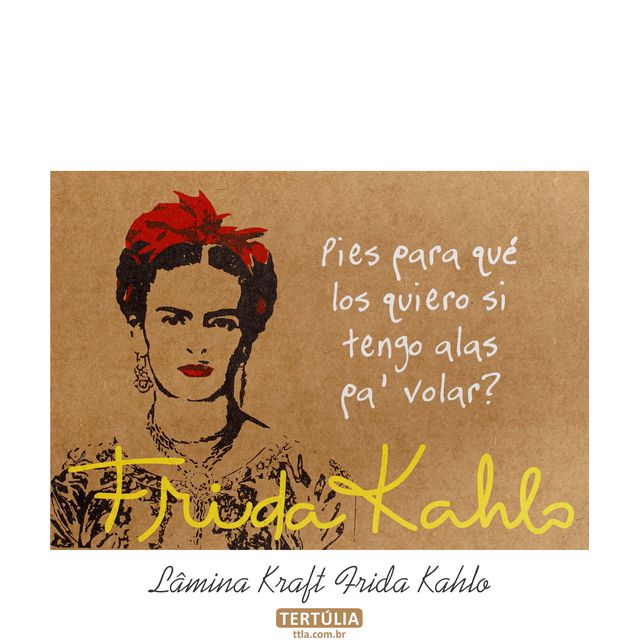 Lâmina Frida Kahlo Alas