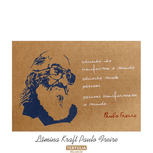 Lâmina Paulo Freire Educação