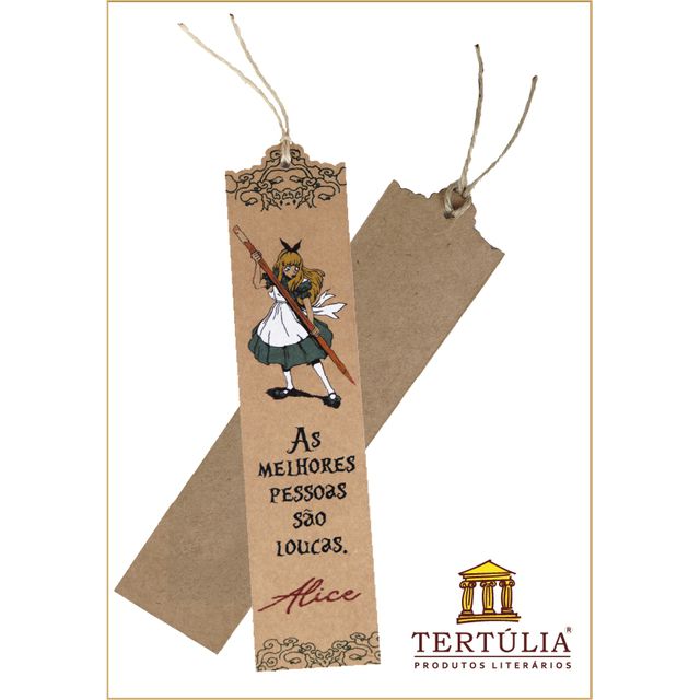 MUNDO ALICE - Marcador de Página Alice