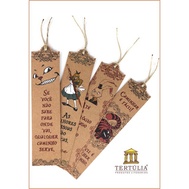 MUNDO ALICE - Combo Marcador de Página 