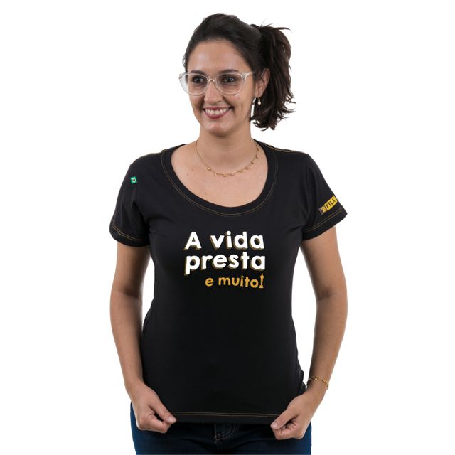 Babylook A Vida Presta - Preta