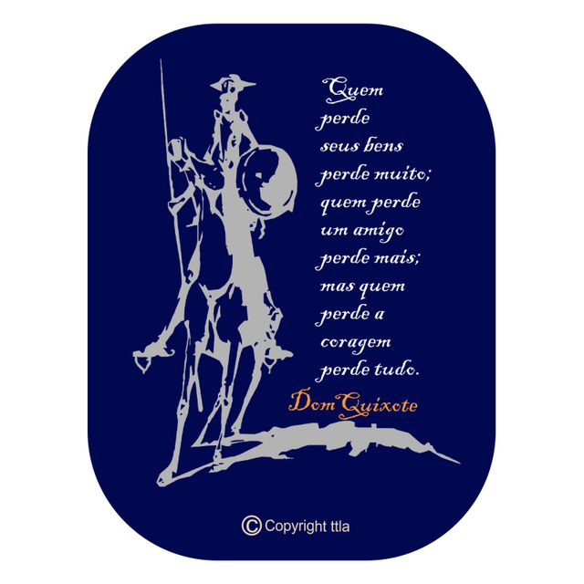 Babylook Dom Quixote Coragem Marinho
