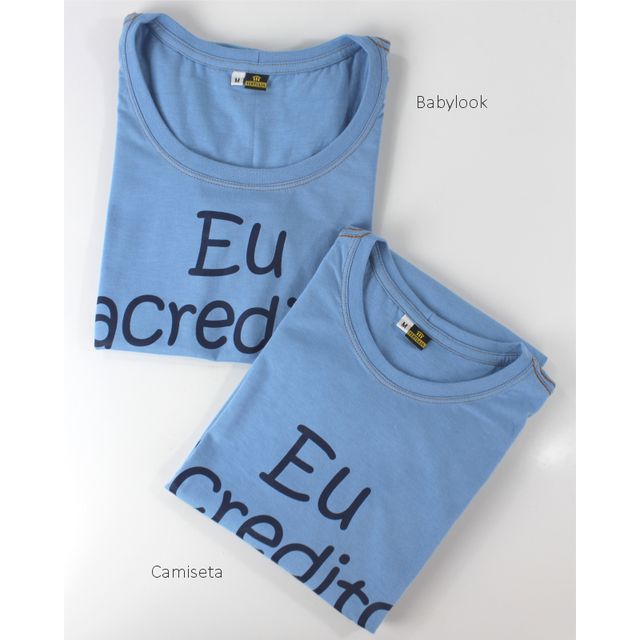 BABYLOOK EU ACREDITO EM LIVROS - AZUL