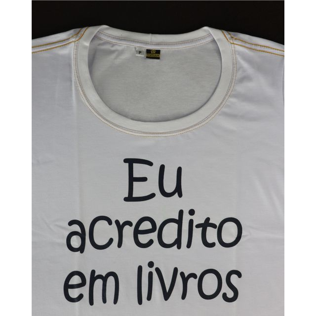 BABYLOOK EU ACREDITO EM LIVROS - Branca