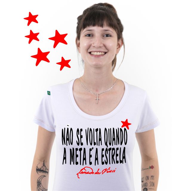 Babylook Leonardo da Vinci - Branca