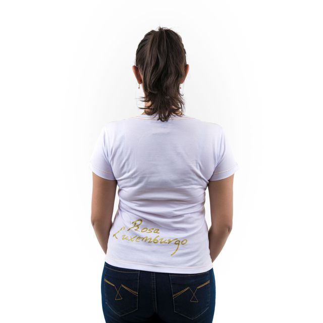 Babylook Rosa Luxemburgo Branca