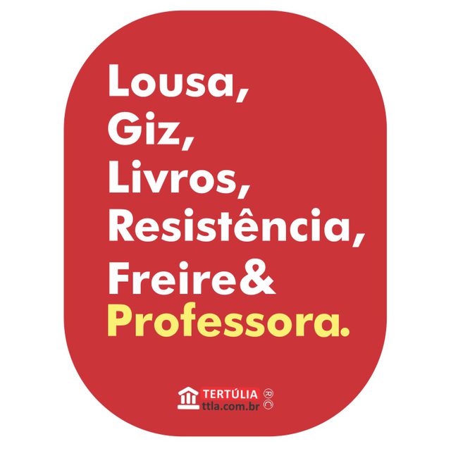 Babylook Freire e Professora - Vermelha