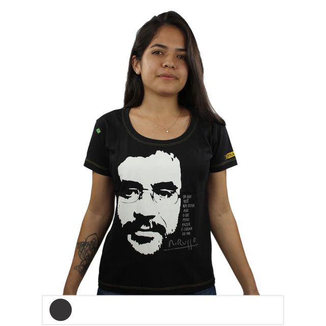 Babylook Renato Russo Vento no Litoral Preta