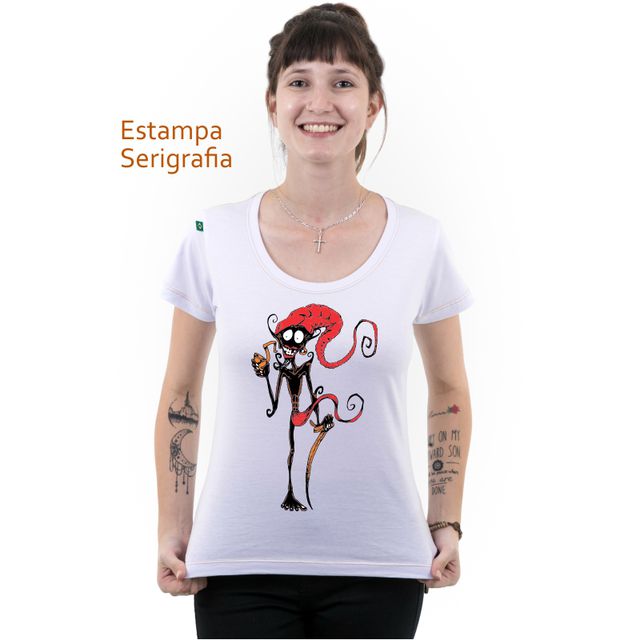 BABYLOOK SACI - Branca - O SÍTIO DE TIM BURTON