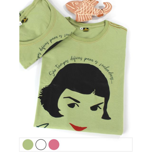 Camiseta Amélie Poulain - Verde
