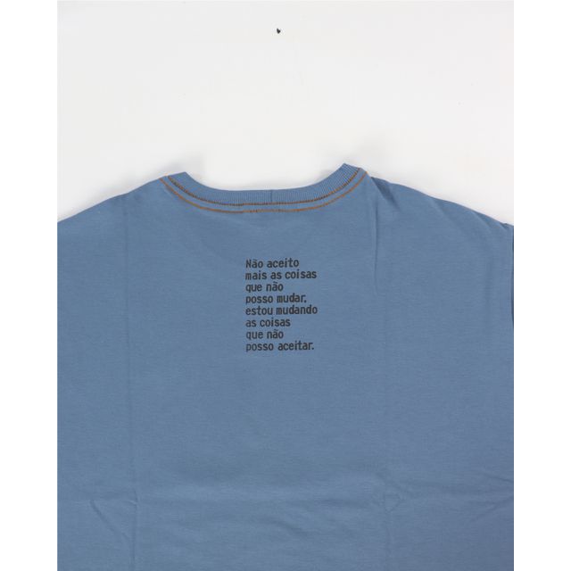Camiseta Angela Davis - Azul Claro