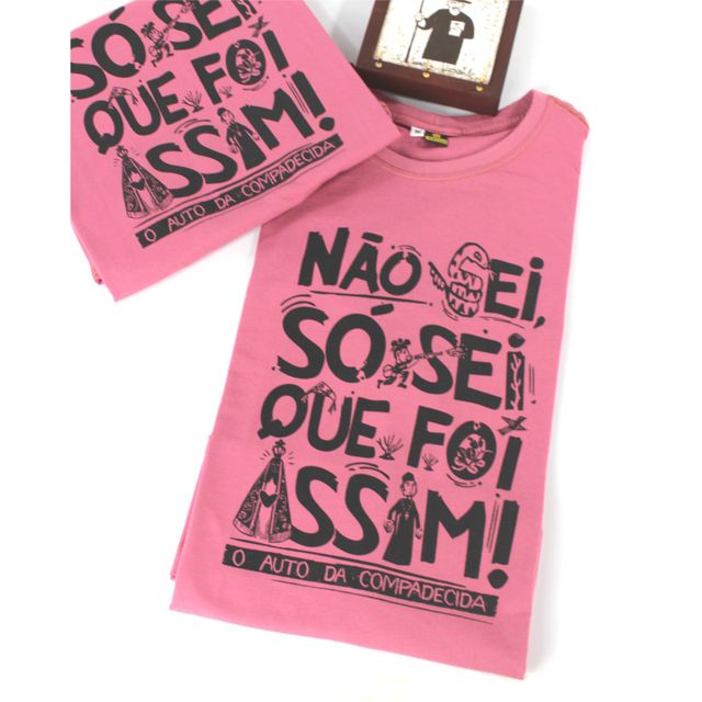 Camiseta O Auto da Compadecida - Goiaba