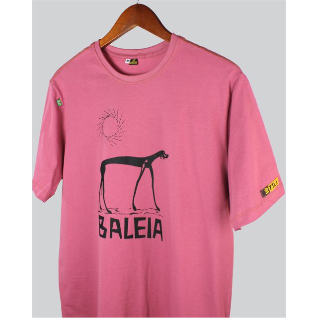 Camiseta Baleia - Goiaba