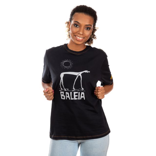 Camiseta Graciliano Ramos Baleia Preta