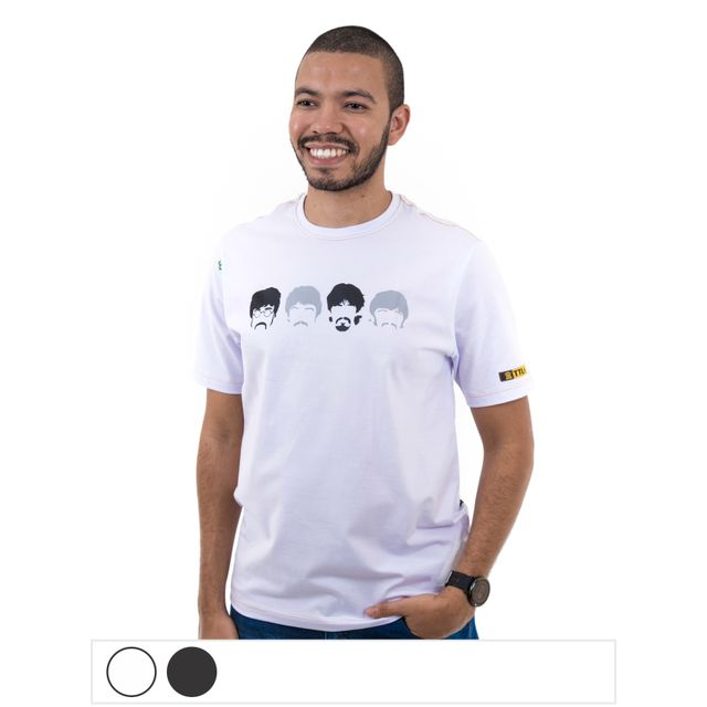 Camiseta Beatles Branca