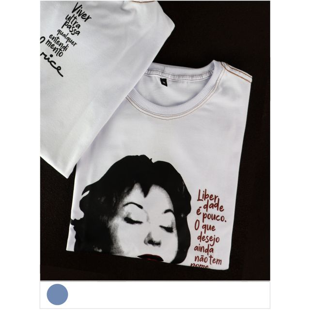 Camiseta Clarice - Branca