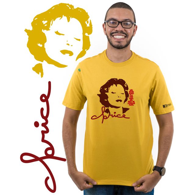 Camiseta Clarice - Mostarda