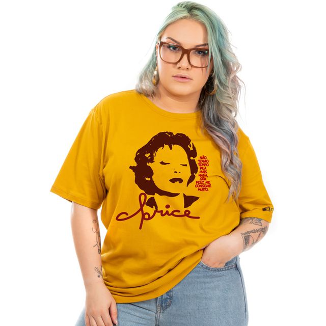 Camiseta Clarice - Mostarda