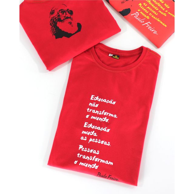 Camiseta Freire Educação - Vermelha 