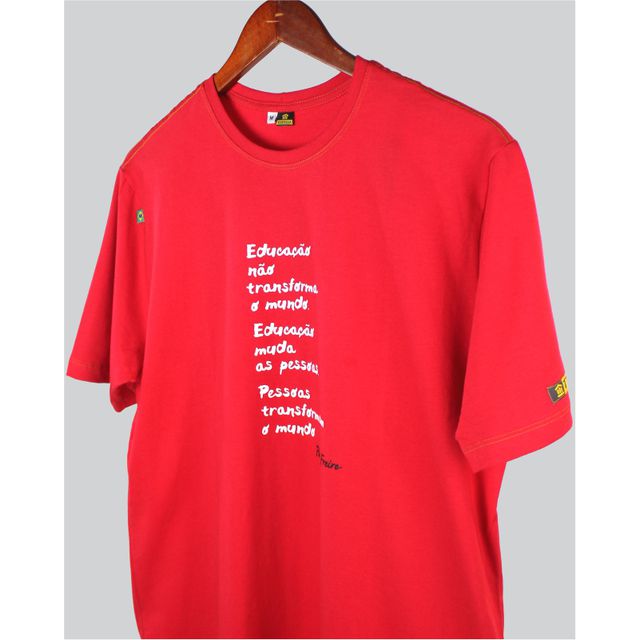 Camiseta Freire Educação - Vermelha 