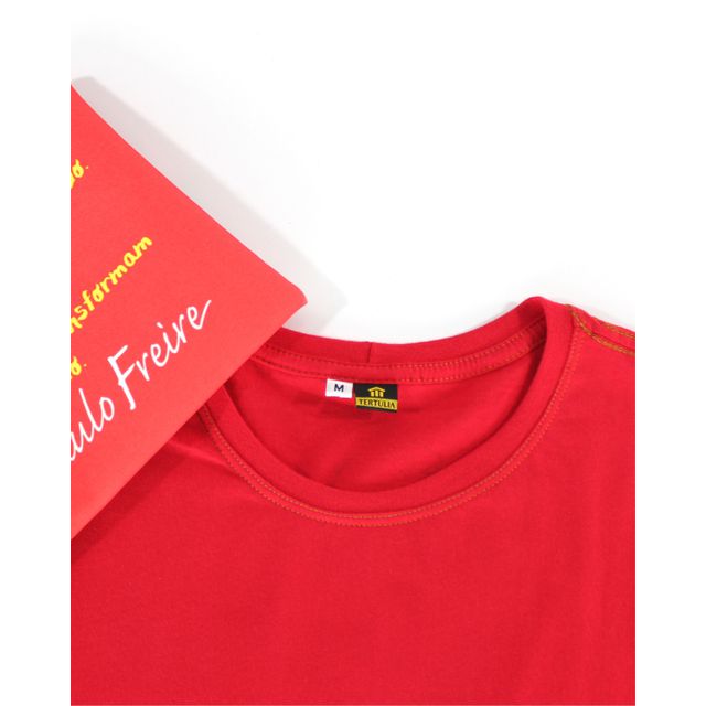 Camiseta Freire Educação - Vermelha 