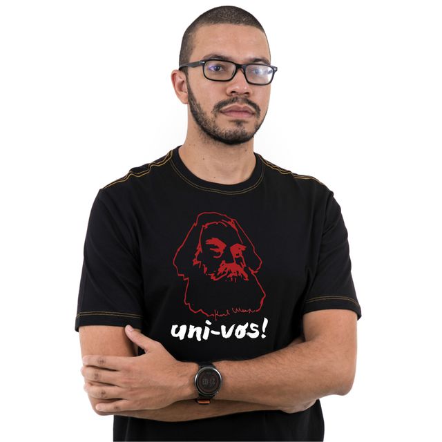 Camiseta Karl Marx - Preta