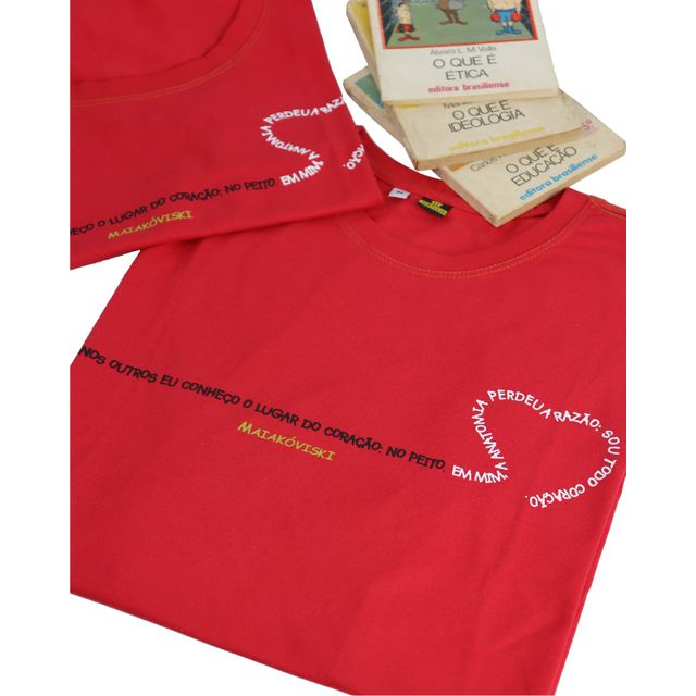 Camiseta Maiakovsk - Vermelha 