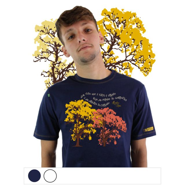 Camiseta Nicolas Behr Ipês Marinho