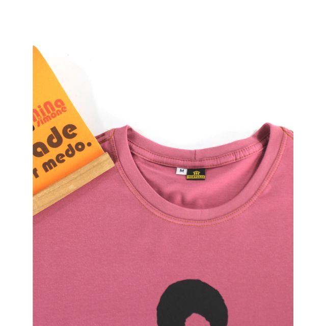 Camiseta Nina Simone Liberdade - Goiaba