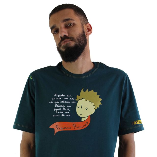 Camiseta Pequeno Príncipe - Marinho