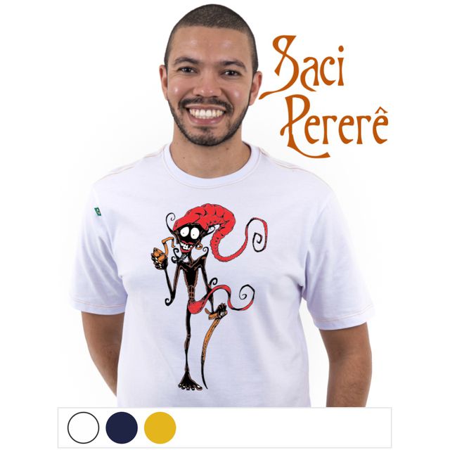 CAMISETA SACI - Branca - O SÍTIO DE TIM BURTON