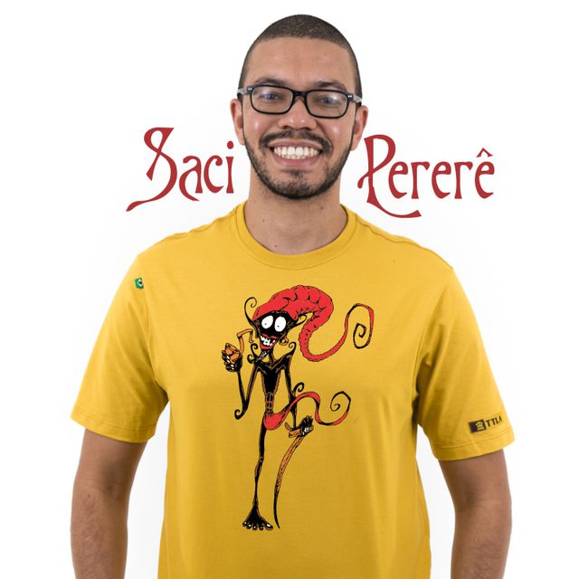 CAMISETA SACI - Mostarda - O SÍTIO DE TIM BURTON