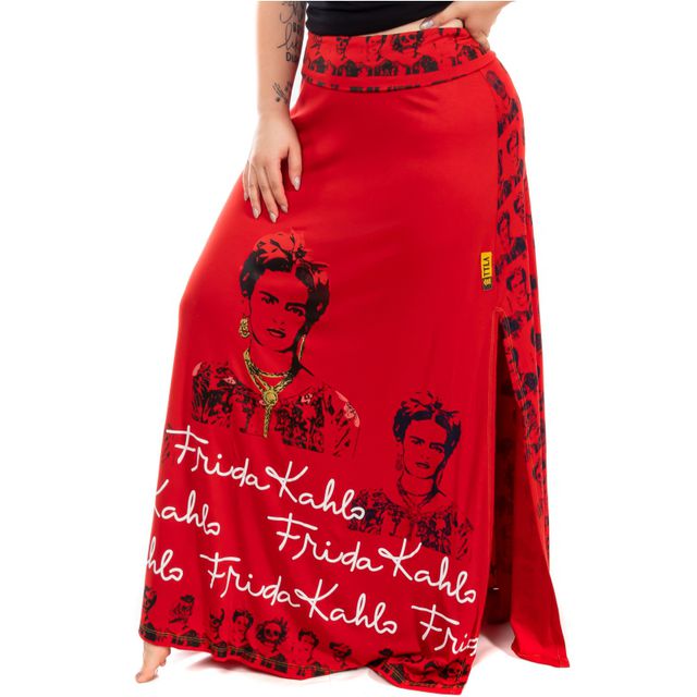 Saia Frida Kahlo Vermelha