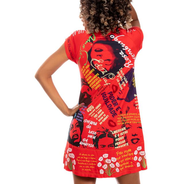 Vestido Coleção Mulheres Vermelho