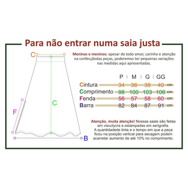 Saia Machado de Assis - vermelha