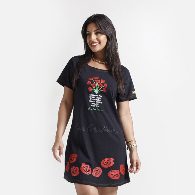 VESTIDO TERTÚLIA CORA CORALINA - Preto