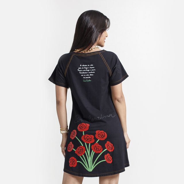 VESTIDO TERTÚLIA CORA CORALINA - Preto