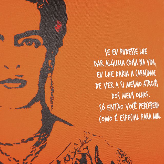 CAPA ALMOFADA FRIDA KAHLO OLHOS