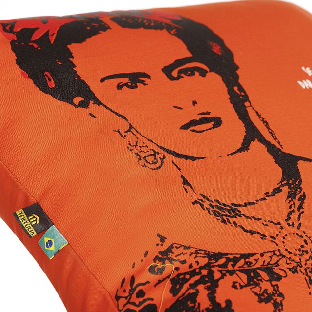 CAPA ALMOFADA FRIDA KAHLO OLHOS