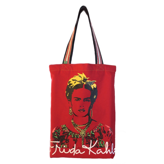 Bolsa Frida Kahlo Vermelha - Olhos