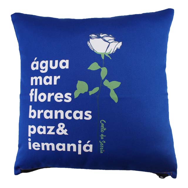 Capa de Almofada Iemanjá Azul